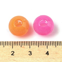 Непрозрачные акриловые бусины OACR-D309-01B