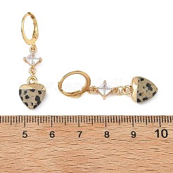 Ohrhänger mit natürlichem Edelstein&nbsp;EJEW-JE07371