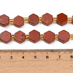 Natürliche rote Jaspis Perlen Stränge&nbsp;G-F833-B15-01