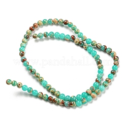 Синтетические окрашенные нити императорской яшмы&nbsp;G-D077-A01-02C