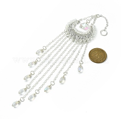 Украшения из железной подвески в виде луны&nbsp;HJEW-JM01259