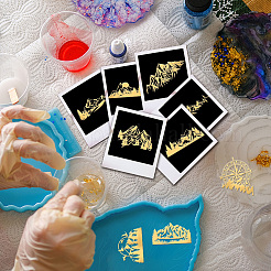 Никелевые декоративные наклейки DIY-WH0450-093