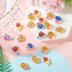 20 Stück opake Harz-Cabochons&nbsp;CRES-TA0001-85