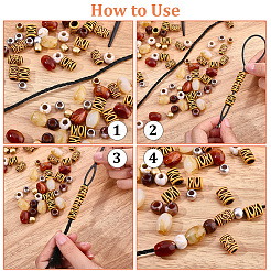DIY-Sets für afrikanische Dreadlock-Haaraccessoires&nbsp;FIND-PA0001-49
