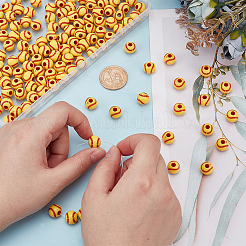 4 комплект акриловых бусин&nbsp;WOOD-HY0001-23