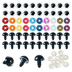 40 набор 10-х цветных пластиковых глаз FIND-TA0003-88