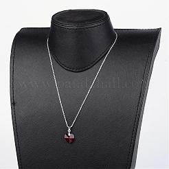 Pendentifs en verre colliers&nbsp;NJEW-JN01691-03