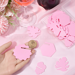 24 шт. 4 стиля акриловых подвесок для бокалов вина&nbsp;AJEW-SC0031-67