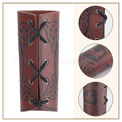 Браслет с кожаным ремешком и широким ремешком BJEW-WH0019-05A