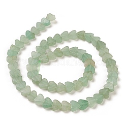 Естественный зеленый авантюрин бисер нитей G-M403-A14