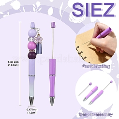 Kit penna con perline fai da te a tema viola&nbsp;DIY-YW0009-74
