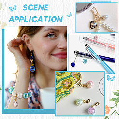 4 комплект акриловых подвесок HJEW-PH0001-80