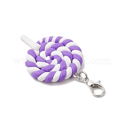 Украшения из полимерной глины в виде леденцов ручной работы&nbsp;HJEW-JM03387