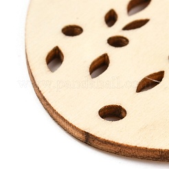 Сделай сам в форме яйца ручной работы выдалбливают граффити из дерева&nbsp;WOOD-G007-01F