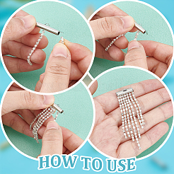 64 шт. 16 шт. застежка-скоба из нержавеющей стали 304 с защелкой на конце STAS-UN0035-53