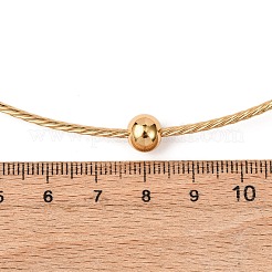 Ожерелье-чокер из нержавеющей стали 201 NJEW-Z098-01G