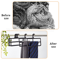 Пластиковая подвесная подставка для шелкового шарфа ODIS-WH0099-29D