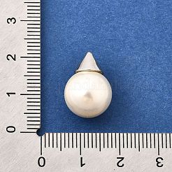 Круглые подвески из ракушечного жемчуга STER-L067-01P
