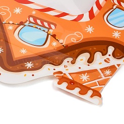 Рождественские тематические пластиковые пакеты с застежкой-молнией ABAG-Q053-06B