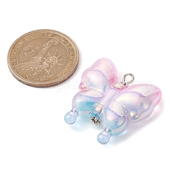 УФ-покрытие радужных переливающихся акриловых подвесок PALLOY-JF02422