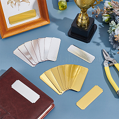 40 шт. 2-х цветная алюминиевая фурнитура для броши&nbsp;AJEW-OC0013-38