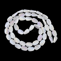 Стеклянные бусины с гальваническим покрытием &nbsp;EGLA-C009-01B-AB01