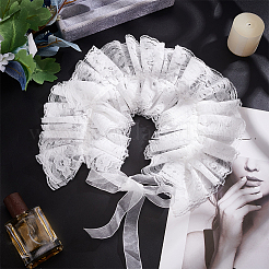 1 шт. хлопковый кружевной воротник AJEW-MA0001-04