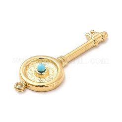 Синтетические бирюзовые подвески&nbsp;STAS-E177-14G