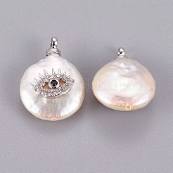Pendenti con perle d'acqua dolce coltivate naturali&nbsp;PEAR-F008-33P