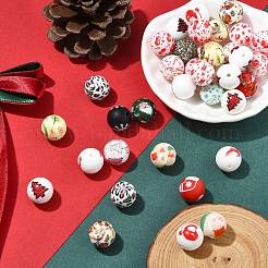 Рождественская тема пищевые экологически чистые силиконовые бусины&nbsp;SIL-CJ0002-77B