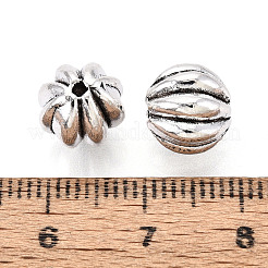 Сплавочные овальные бусины тибетского стиля &nbsp;PALLOY-T093-32AS