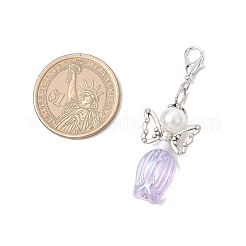 Украшения из стеклянного жемчуга ангела&nbsp;HJEW-JM03330