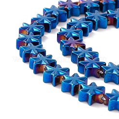 Гальванизировать синтетические немагнитных гематита бусы G-I317-03B