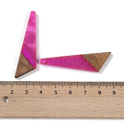 Подвески из смолы и дерева WOOD-F015-15F