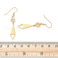 Серьги-подвески из нержавеющей стали 304 EJEW-Z129-19G