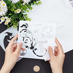 24 pz 24 stili di plastica per animali domestici scava fuori modelli di stencil per pittura&nbsp;DIY-WH0409-27