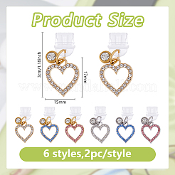 12 шт. 6-х цветные пластиковые мобильные пылезащитные заглушки HJEW-WH00153