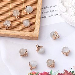 10 Stück Edelstein-Charm-Anhänger&nbsp;JX599A