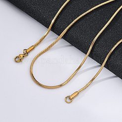 Ожерелья из нержавеющей стали 304 в виде змеиной цепи&nbsp;MAK-L015-03C