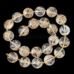 Кофе арбуз камень стеклянные бусы пряди&nbsp;G-A292-A04-01