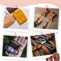 Плоский шнур из искусственной кожи длиной 5 м. LC-WH0009-08A