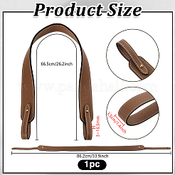 1 шт. ремни для сумок из воловьей кожи&nbsp;AJEW-PH0007-24A