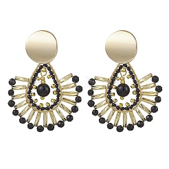 Aretes de latón con forma de lágrima&nbsp;EJEW-MZ00378