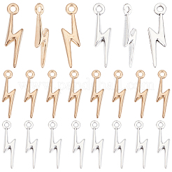 4 комплект подвесок в виде молнии из двухцветного сплава&nbsp;FIND-SC0017-55