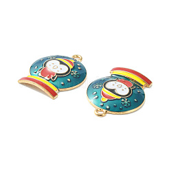 Рождественские эмали сплава подвески&nbsp;ENAM-D047-07G-01