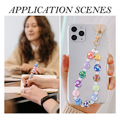 50шт 5 стиля спортивные акриловые бусины с УФ-покрытием наборы&nbsp;OACR-TA0004-14