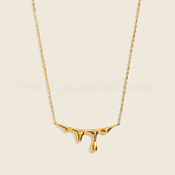 Минималистичные подвески в форме лавы из нержавеющей стали 304 для женщин.&nbsp;EJ9264-1