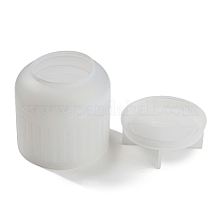 Формы для банок для свечей с полосками и колоннами DIY-K073-04