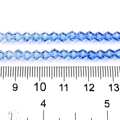 Perles de verre en fil de peinture cuite à dégradé de couleurs&nbsp;X1-DGLA-A039-T6mm-A020
