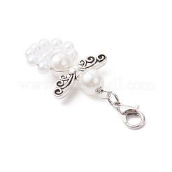 Абс пластик имитация жемчуга подвеска украшения&nbsp;HJEW-JM03634